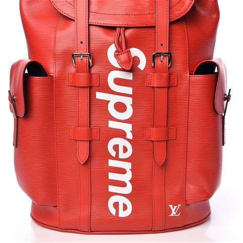 louis vuitton supreme christopher backpack